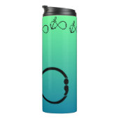 Anker, oneindig & halfdubbelkleurig thermosbeker (Geroteerd rechts)