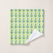 Anker op! bad handdoek (Wasdoekje)