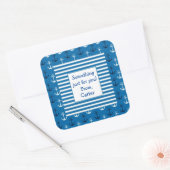 Anker op maat geschenkstickers vierkante sticker (Envelop)