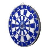Anker op Navy Blue en White Dart Board Dartbord (Voorkant Rechts)