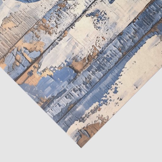 Anker op rustieke houten planken Decoupage Tissuepapier (Detail)