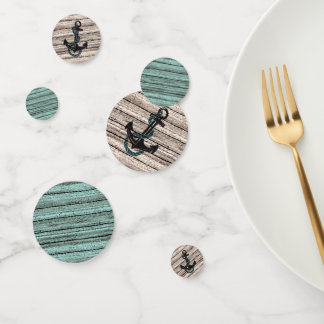 Anker op  Woodenplank Confetti