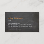 Anker (Oranje) Visitekaartje (Achterkant)