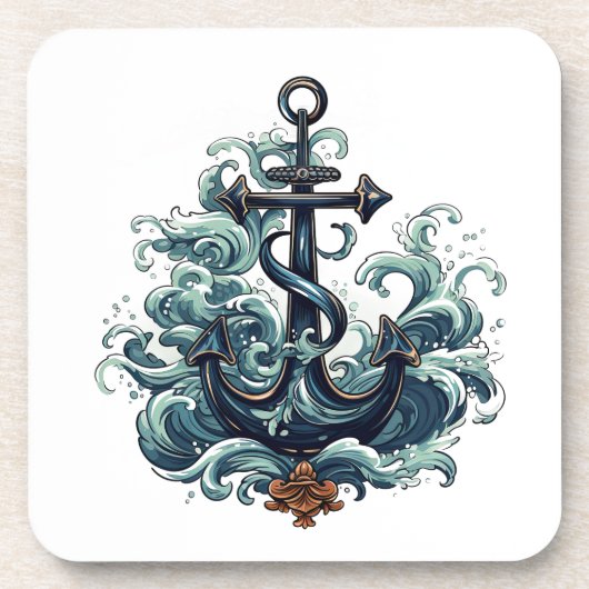 Anker Plastic Onderzetters (Voorkant)