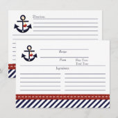 Anker Recept Kaart (Voorkant / Achterkant)