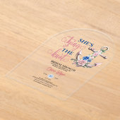 Anker Roos Het binden van de Knoop Nautisch Vrijge Acryl Uitnodigingen (Laagn)