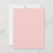 Anker Roze Rozen Nautisch Persoonlijk Notitiekaartje (Achterkant)