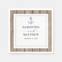 Anker Rustiek Hout Nautische Marine Bruiloft