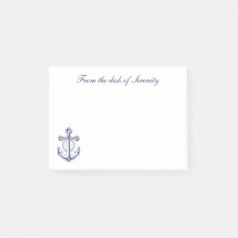 Anker Sailor nautische oceaan boot gepersonaliseer Post-it® Notes