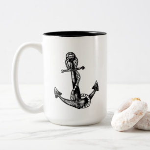 Anker Scheepvaart Tweekleurige Koffiemok