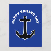 ANKER Silhouette - maritiem ontwerp 1 Briefkaart (Voorkant)