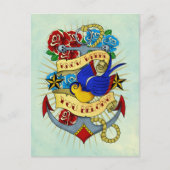 Anker, slik en Rozen Briefkaart (Voorkant)