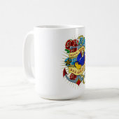 Anker, slik en Rozen Koffiemok (Voorkant links)
