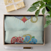 Anker, slik en Rozen Tissuepapier (Geschenk)