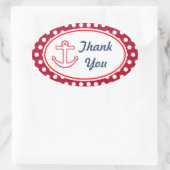 Anker Stippen Dank u Stickers (Tas)