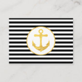 Anker & Strepen | Nautisch thema | Kaart behuizing (Voorkant)