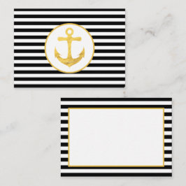 Anker & Strepen | Nautisch thema | Kaart behuizing