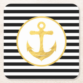 Anker & Strepen | Nautisch thema | ONDERZETTERS