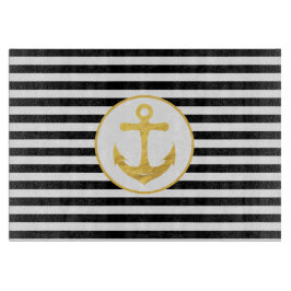 Anker & Strepen | Nautisch thema | Snijplank