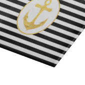 Anker & Strepen | Nautisch thema | Snijplank (Hoek)