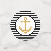 Anker & Strepen | Nautisch thema | Tafel Confetti (Kleine voorkant)