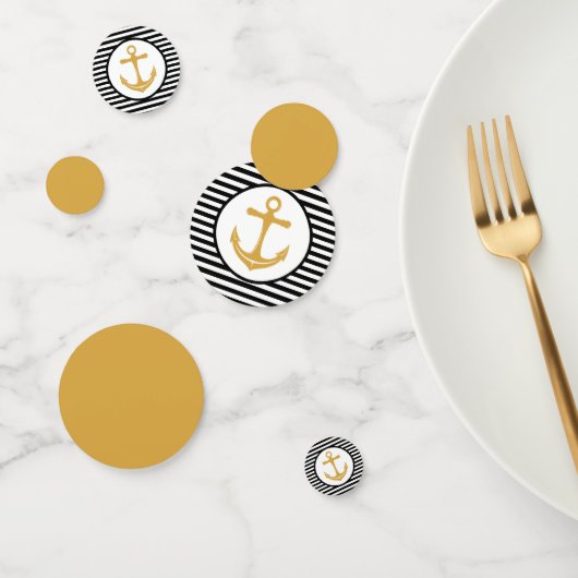 Anker & Strepen | Nautisch thema | Tafel Confetti (Groep)