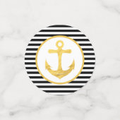 Anker & Strepen | Nautisch thema | Tafel Confetti (Kleine voorkant)