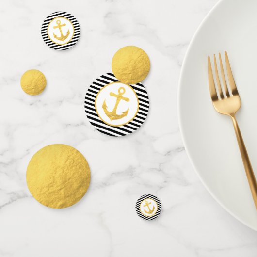 Anker & Strepen | Nautisch thema | Tafel Confetti (Groep)