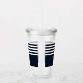 Anker & Stripes Acryl Drinkbeker (Rechts)