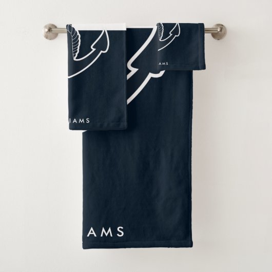 Anker & Stripes Bad Handdoek (Insitu)