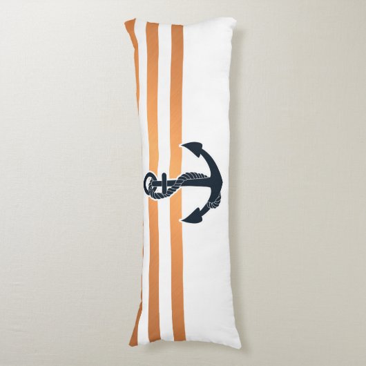 Anker & Stripes Lichaamskussen (Voorkant Verticaal)