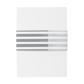 Anker Stripes nautische bruiloft uitnodiging Uitnodigingen Wikkel (Achterkant Voorbeeld)