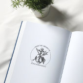 Anker uit de collectie van een maritiem boek  rubberstempel