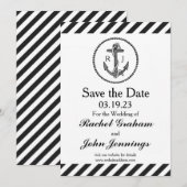 Anker uit de oude doos - Bewaar de datum Save The Date (Voorkant / Achterkant)