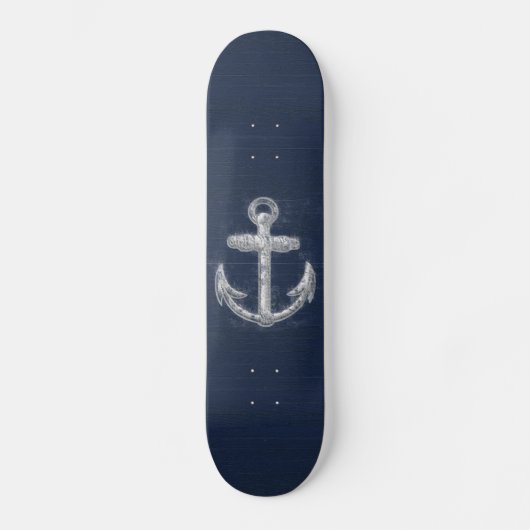 Anker van de oude stempel persoonlijk skateboard (Voorkant)