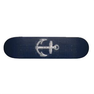 Anker van de oude stempel persoonlijk skateboard