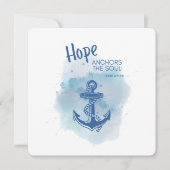 Anker van Hoop Schriftkaart (Voorkant)