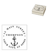 Anker van schepen met vintage-zeevaartthema Preppy Rubberstempel (Gestempeld)
