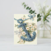 Anker Vergeet-me-niet Daisy Briefkaart (Staand voorkant)