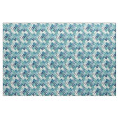 anker visgraat blauw stof (Yard (91,4 cm))