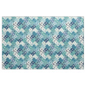 anker visgraat blauw stof (Fat Quarter)