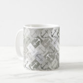 anker visgraat mono koffiemok (Voorkant links)