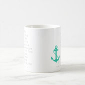 Anker voor de soep (Hebreeuws 6:19) Koffiemok (Center)