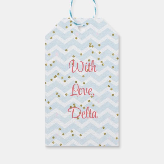 Anker Waterverf gepersonaliseerd geschenk Label Cadeaulabel (Achterkant)