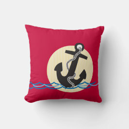 Anker, zon en water kussen