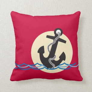 Anker, zon en water kussen