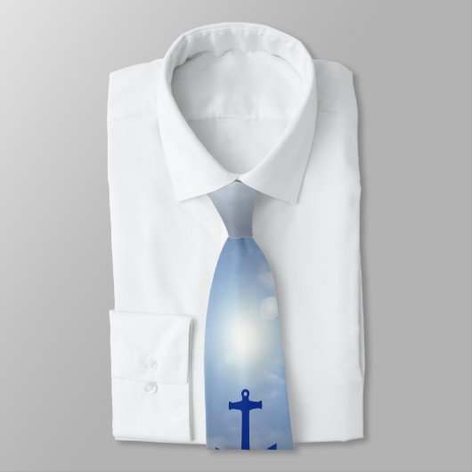 Ankerblauw + uw achtergrond en ideeën stropdas (Gebonden)