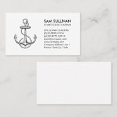 Ankerbootcharter Gevist Visitekaartje (Voorkant / Achterkant)