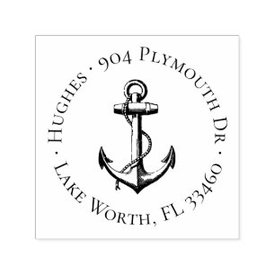  Ankercirkel Adresstempel Zelfinktende Stempel