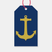 Ankergoud + uw achtergrond en ideeën cadeaulabel (Achterkant)